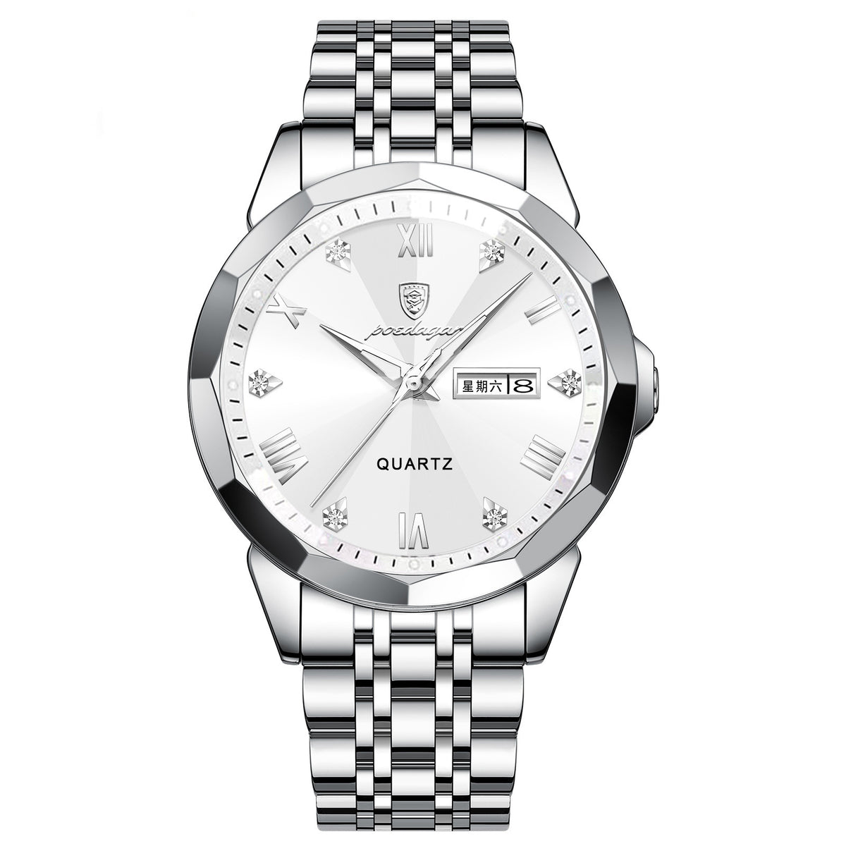 Business Men's Watch Double Calendar High-grade Quartz — view 2