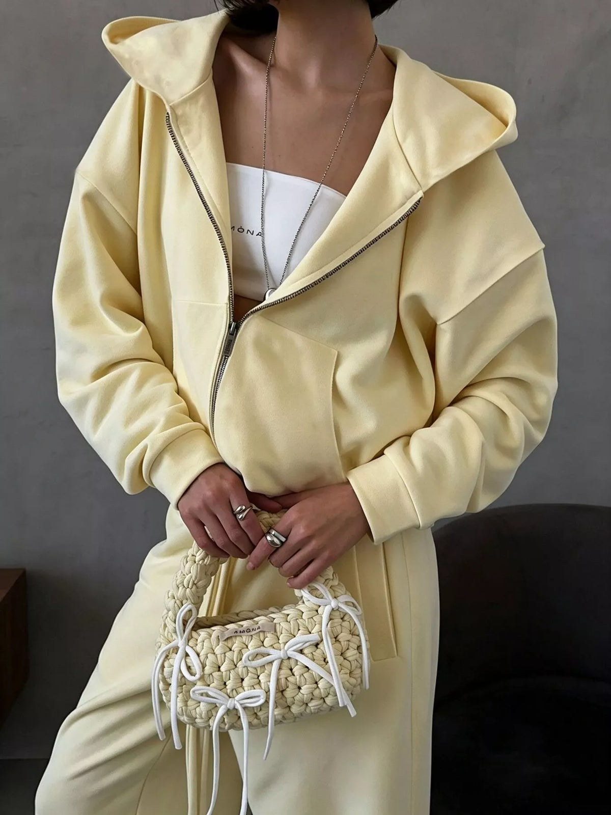 Casual Zip-Up Hoodie 