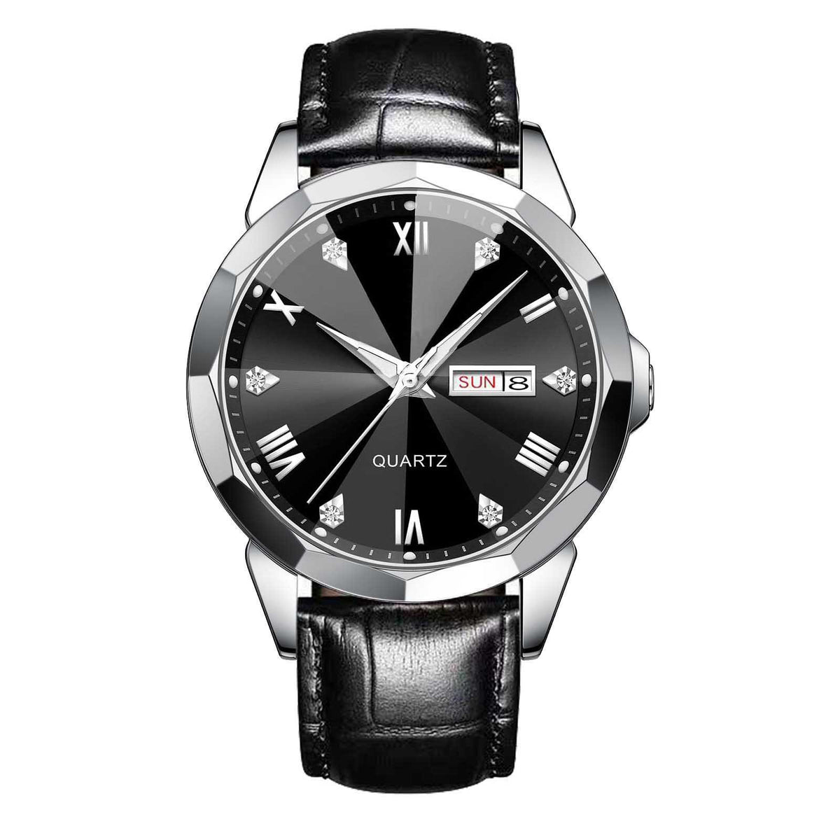Business Men's Watch Double Calendar High-grade Quartz — view 1