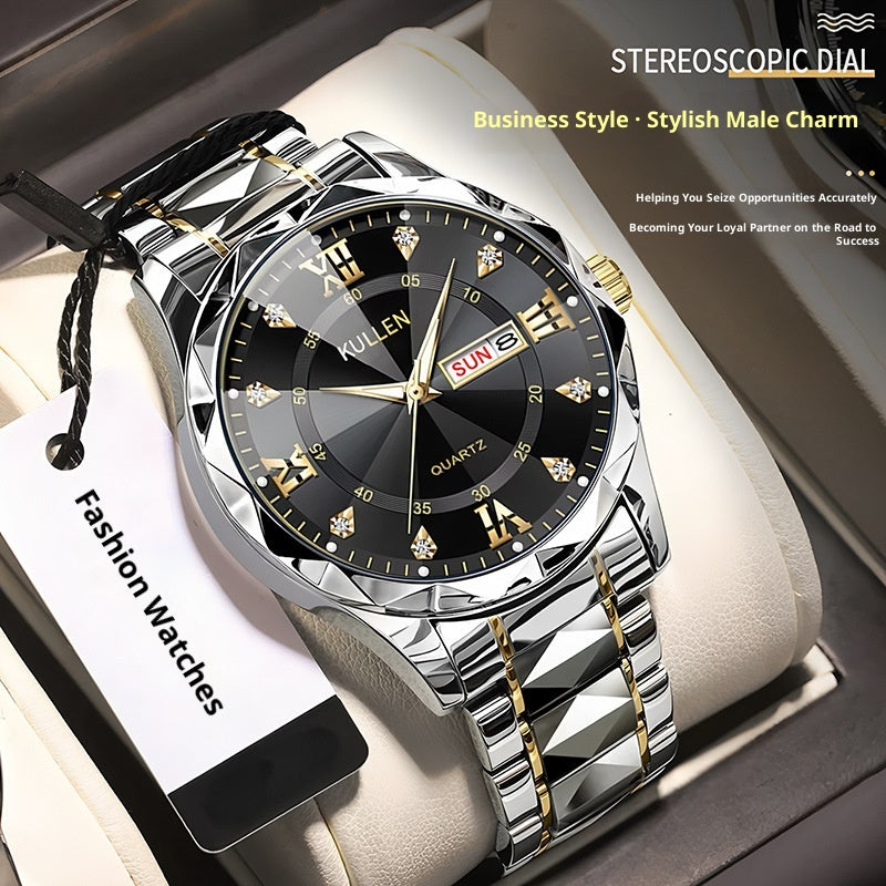 Business Advanced Waterproof Luminous Quartz Watch — view 2