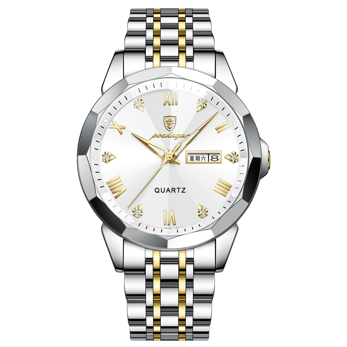 Business Men's Watch Double Calendar High-grade Quartz — view 6