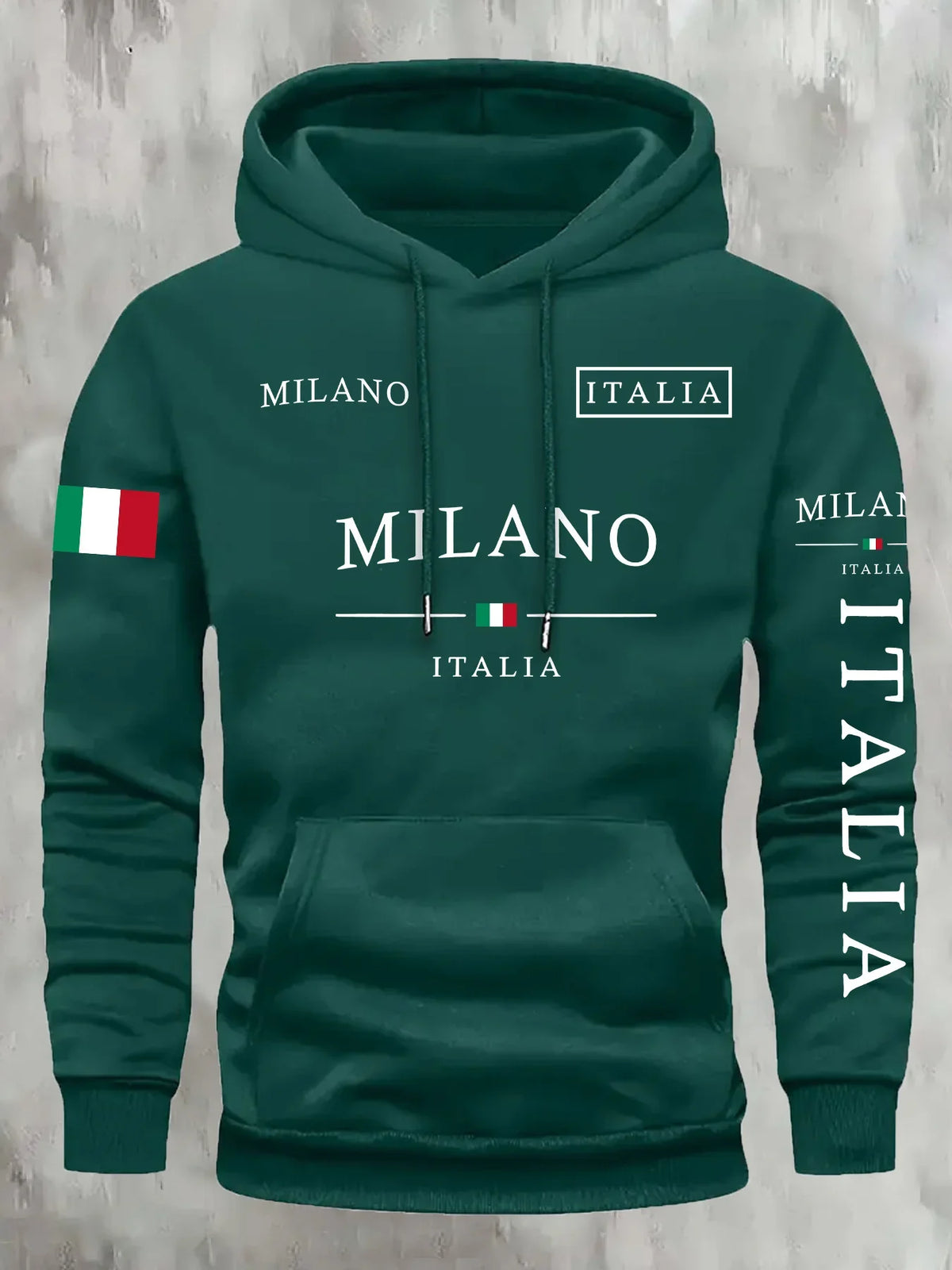 hoodie for men and women Italia Milano Unisex  for Casual Streetwear 