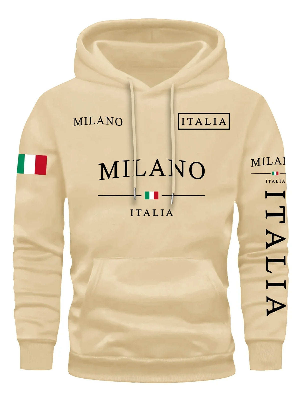hoodie for men and women Italia Milano Unisex  for Casual Streetwear 