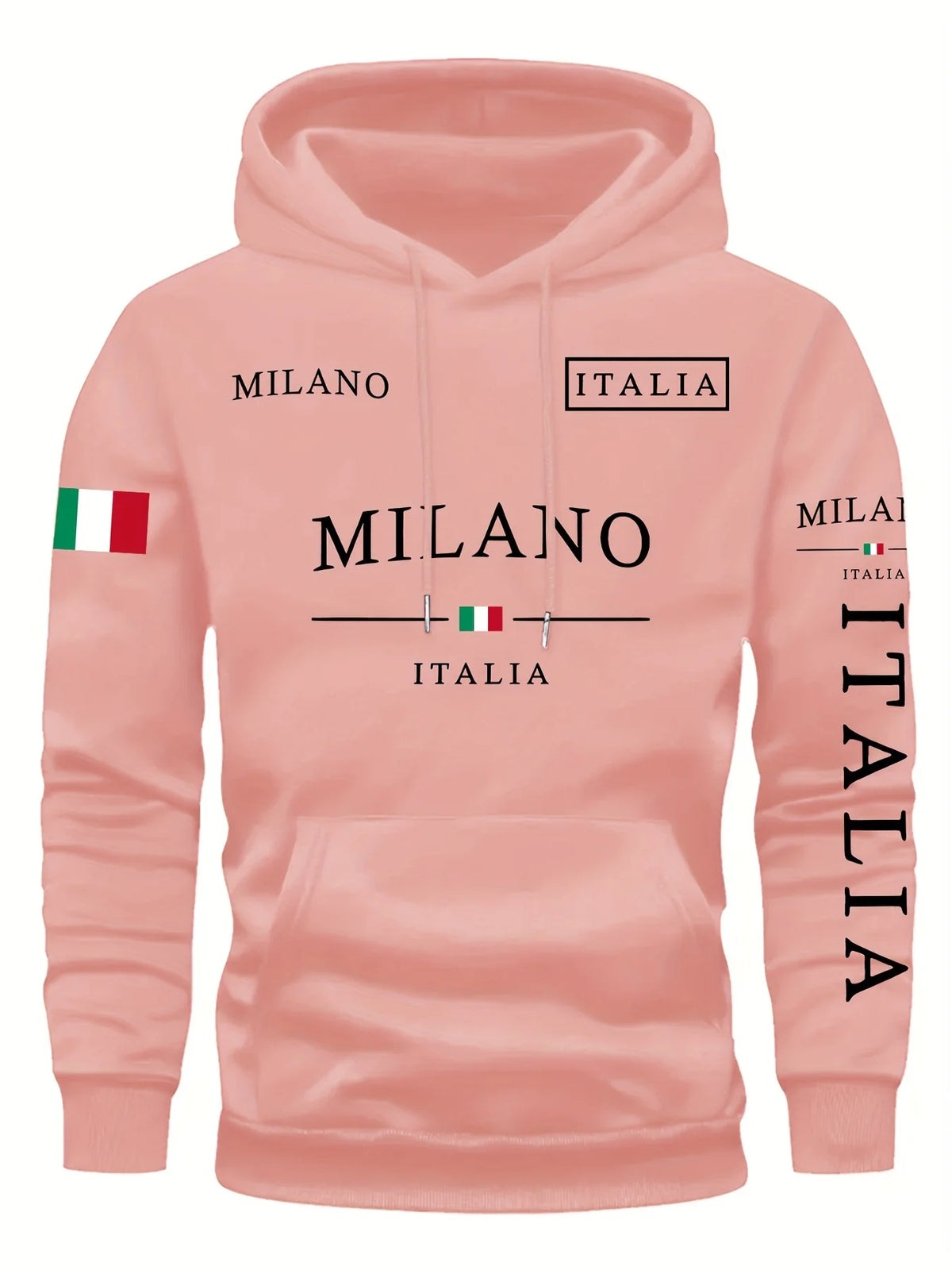 hoodie for men and women Italia Milano Unisex  for Casual Streetwear 