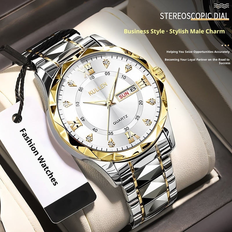 Business Advanced Waterproof Luminous Quartz Watch — view 4