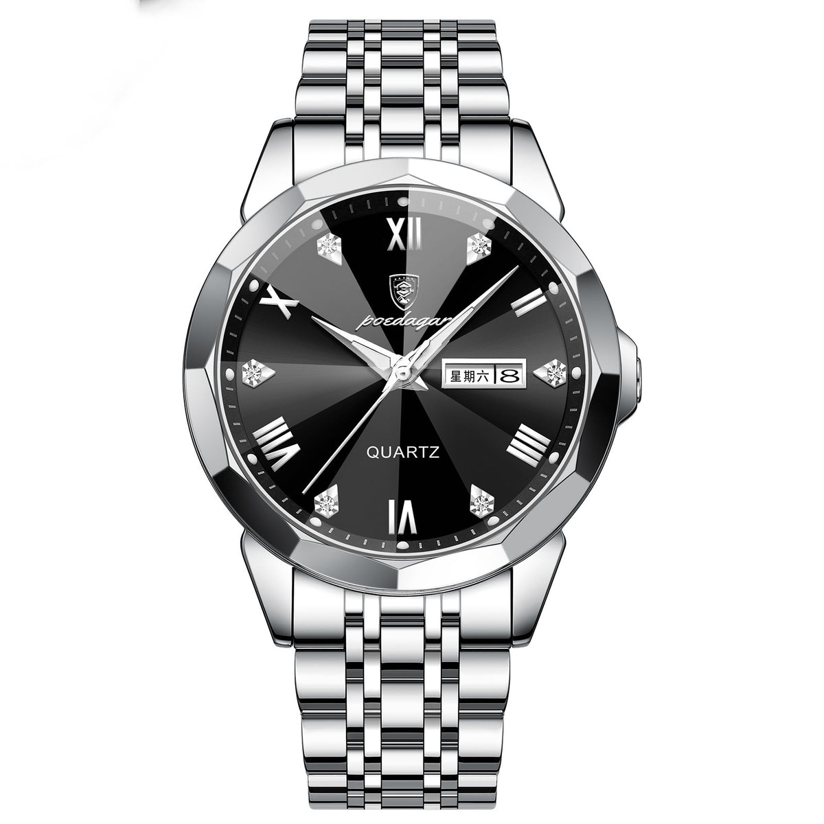 Business Men's Watch Double Calendar High-grade Quartz — view 4