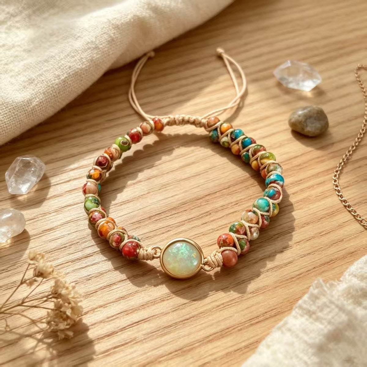 Bohemian-style Natural Stone Bracelet For Women — view 4